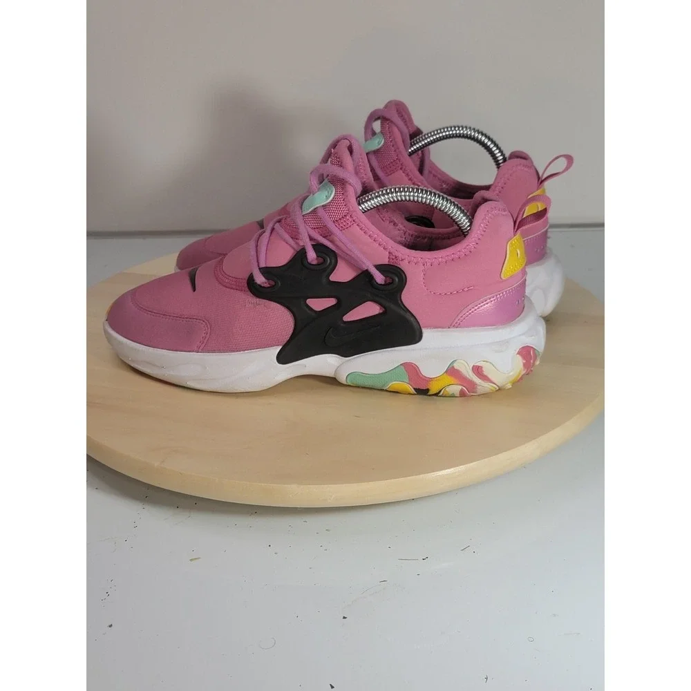Nike React Presto Shoes, Cosmic Fuchsia/Black Size Women 7.5 Girl 6Y CD8140-600